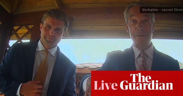 Reform officials suspended over donations investigation will not ‘come back’, says party chair – UK politics live